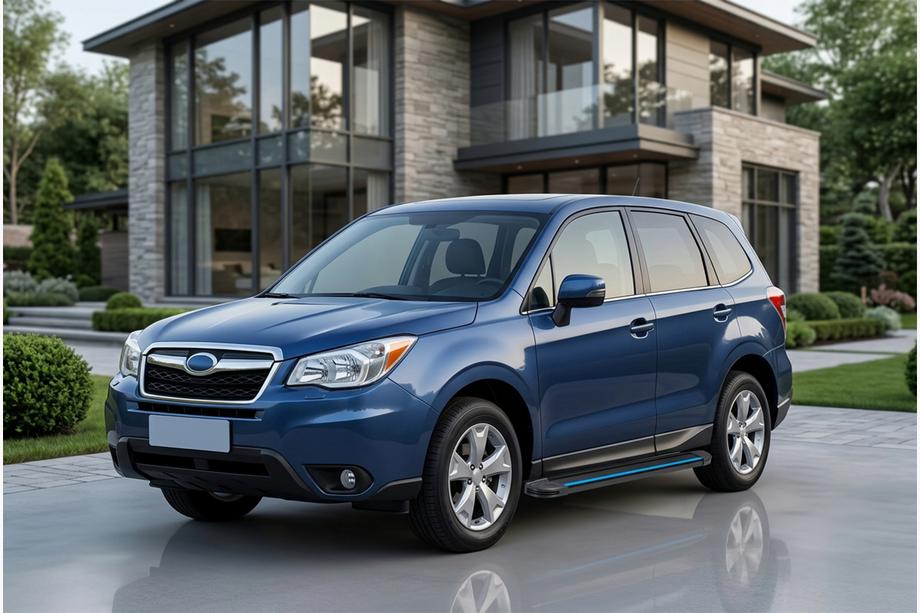 Subaru Forester 2013–2018 Maya Blue sidesteps (2 stuks, aluminium) Image