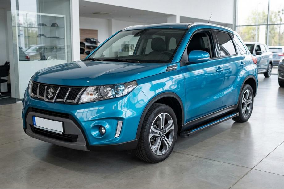Suzuki Vitara 2015– Maya Blue sidesteps (2 stuks, aluminium) Image
