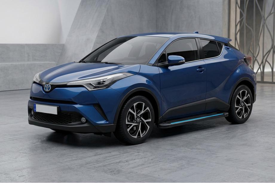 Toyota C-HR 2016–2023 Maya Blue sidesteps (2 stuks, aluminium) Foto 1