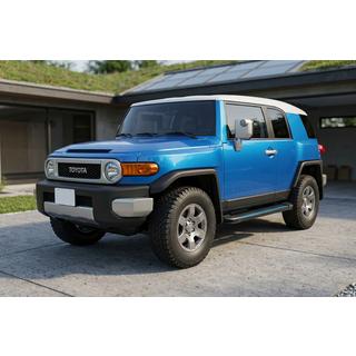 Maya Blue sidesteps (2 stuks, aluminium) Toyota FJ Cruiser 2006–2022 foto 1