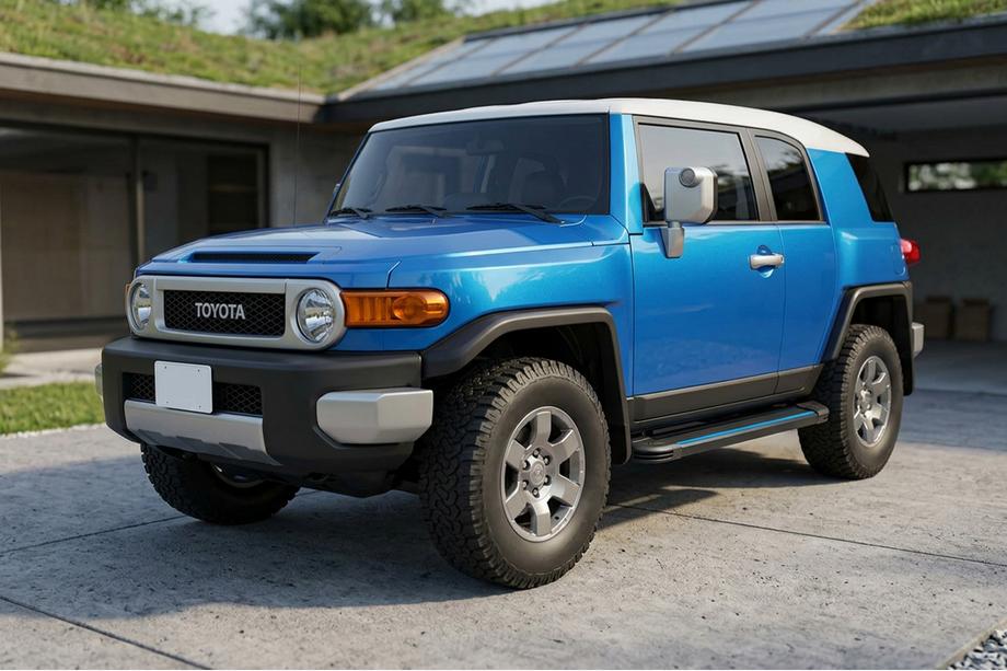 Toyota FJ Cruiser 2006–2022 Maya Blue sidesteps (2 stuks, aluminium) Foto 1