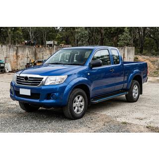 Maya Blue sidesteps (2 stuks, aluminium) Toyota Hilux 2006–2015 foto 1