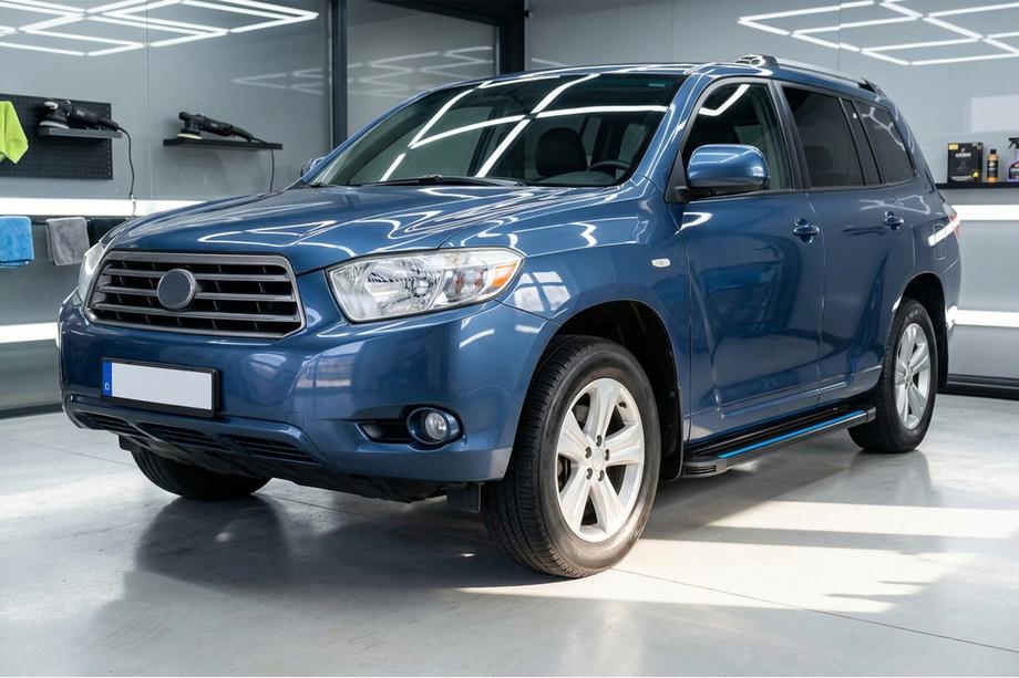 Toyota Highlander 2008–2013 Maya Blue sidesteps (2 stuks, aluminium) Image