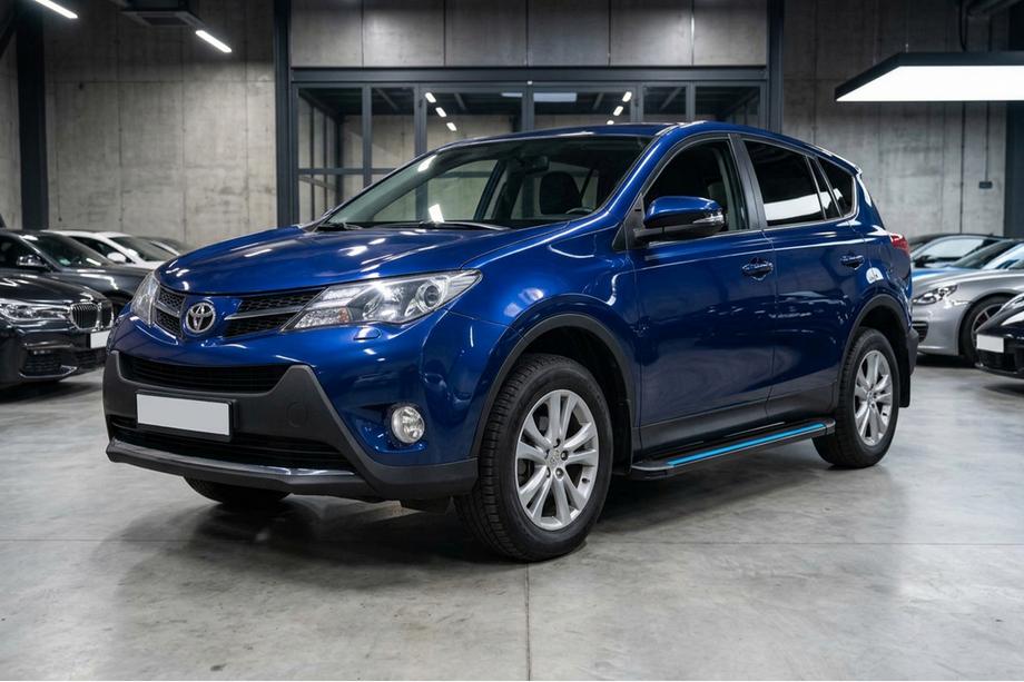 Toyota Rav 4 2013–2018 Maya Blue sidesteps (2 stuks, aluminium) Image