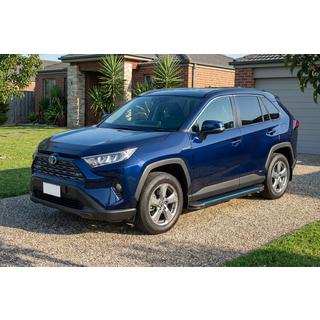 Maya Blue sidesteps (2 stuks, aluminium) Toyota Rav 4 2019–2025 foto 1