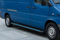 Volkswagen LT 1995–2006 Maya Blue sidesteps (2 stuks, aluminium) foto 1