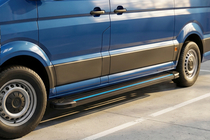 Volkswagen Crafter 2016– Maya Blue sidesteps (2 stuks, aluminium) Lang/Extra lang foto 1