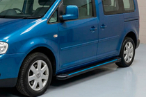 Volkswagen Caddy 2010–2015 Maya Blue sidesteps (2 stuks, aluminium) foto 1