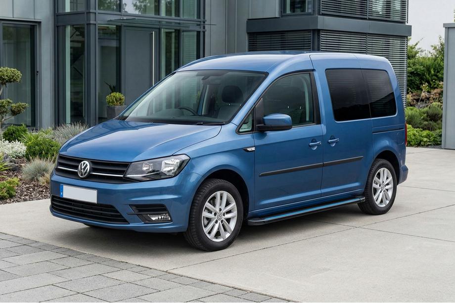 Volkswagen Caddy 2015–2020 Maya Blue sidesteps (2 stuks, aluminium) Image