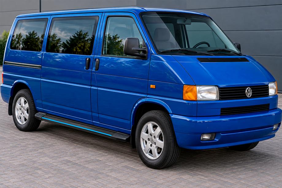 Volkswagen T4 Transporter 1990–2003 Maya Blue sidesteps (2 stuks, aluminium) Lange wielbasis Image