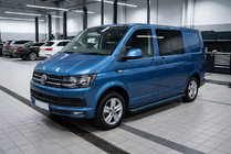 Volkswagen T6 2015–2024 Maya Blue sidesteps (2 stuks, aluminium) foto 1