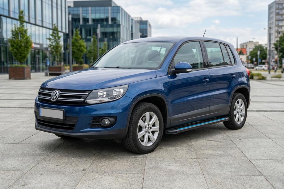 Volkswagen Tiguan 2007–2016 Maya Blue sidesteps (2 stuks, aluminium) Image