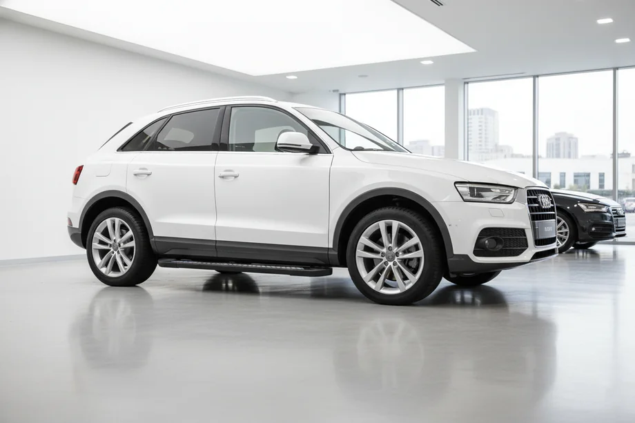 Audi Q3 2011–2019 Side steps New Vision Black (2 stuks, aluminium) Image