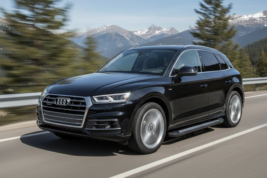 Audi Q5 2017–2025 Zijtreden Vision New Black (2 stuks, aluminium) Image