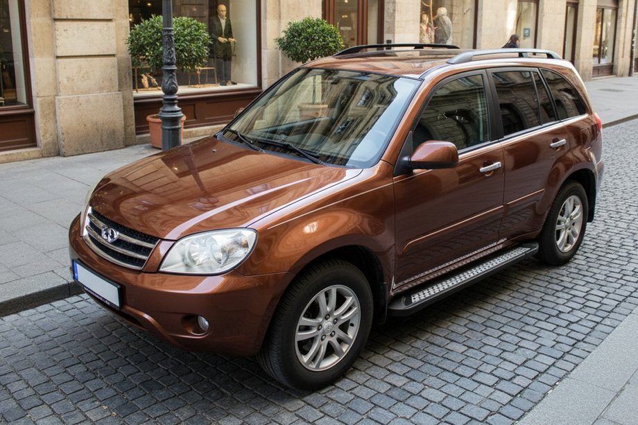 Chery Tiggo 1 2005–2016 Side steps New Vision (2 stuks, aluminium) Image