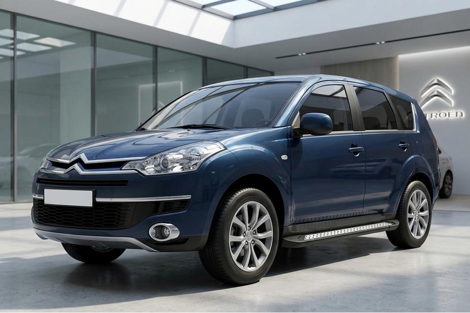 Citroen C-Crosser 2007–2013 Side steps New Vision Black (2 stuks, aluminium) Image