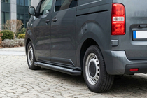 Citroen Jumpy 2007–2017 Side steps New Vision Black (2 stuks, aluminium) foto 1