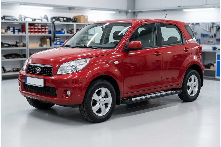 Daihatsu Terios 2006–2017 Side steps New Vision Black (2 stuks, aluminium) Image