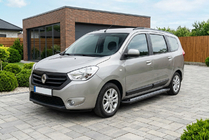 Dacia Lodgy 2012–2022 Side steps New Vision Black (2 stuks, aluminium) foto 1