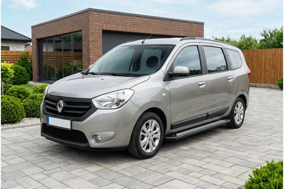 Dacia Lodgy 2012–2022 Side steps New Vision Black (2 stuks, aluminium) Image