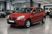 Dacia Sandero 2007–2013 Side steps New Vision Black (2 stuks, aluminium) foto 1