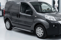 Fiat Fiorino/Qubo 2008–2024 Side steps New Vision Black (2 stuks, aluminium) foto 1