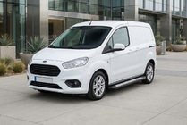 Ford Courier 2014–2023 Side steps New Vision Black (2 stuks, aluminium) foto 1