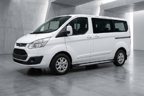 Ford Custom 2013–2022 Side steps New Vision Black (2 stuks, aluminium) Korte wielbasis foto 1