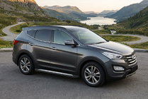 Hyundai Santa Fe 3 2012–2018 Side steps New Vision Black (2 stuks, aluminium) foto 1