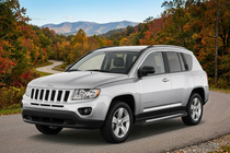 Jeep Compass 2006–2016 Side steps New Vision Black (2 stuks, aluminium) foto 1