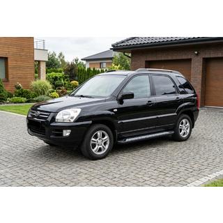 Zijtreden Vision New Black (2 stuks, aluminium) Kia Sportage 2004–2010 foto 1