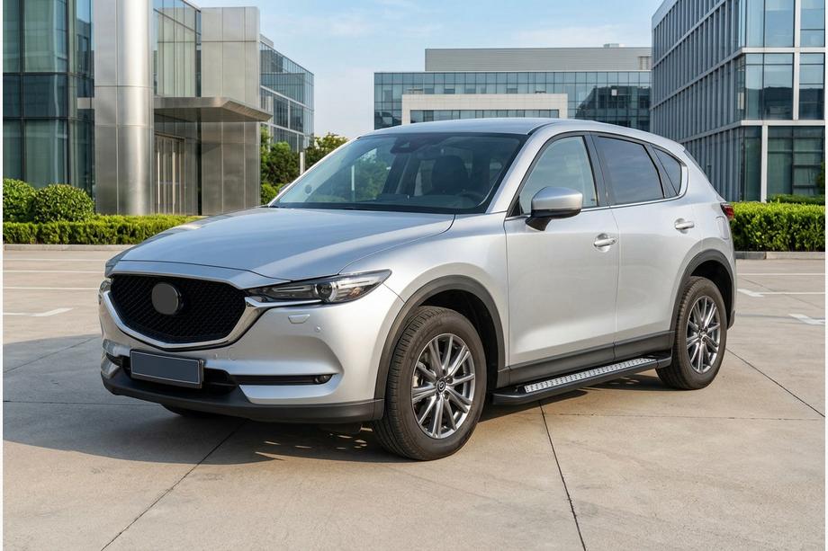 Mazda CX-5 2017–2025 Side steps New Vision Black (2 stuks, aluminium) Image