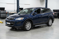 Mazda CX-9 2007–2016 Side steps New Vision Black (2 stuks, aluminium) foto 1
