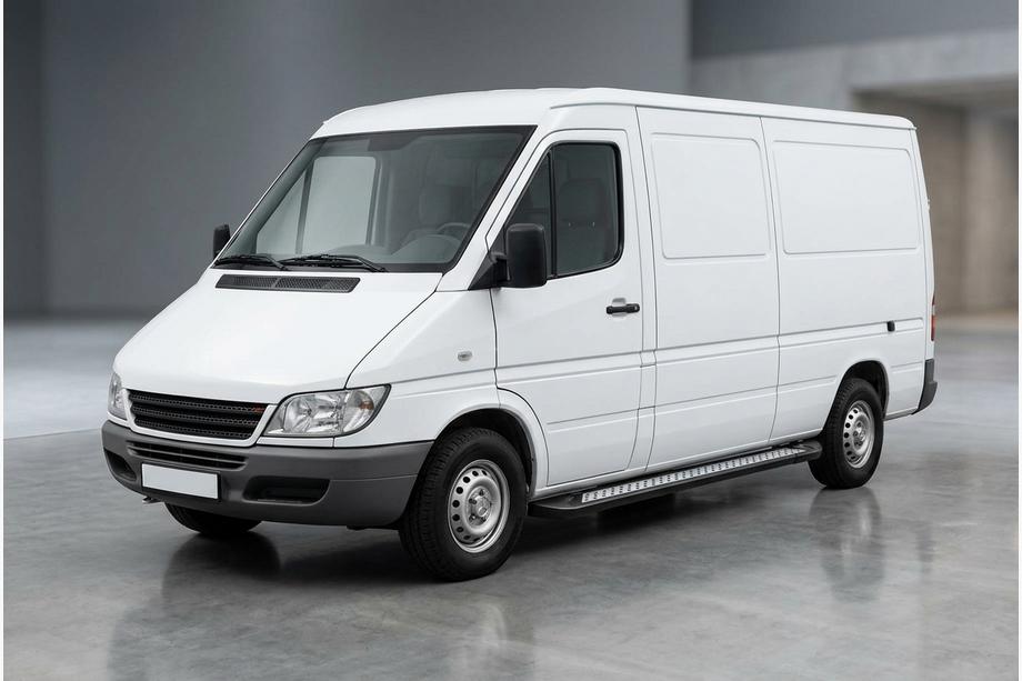 Mercedes Sprinter W901/902/903/904/905 1995–2006 Side steps New Vision Black (2 stuks, aluminium) Image