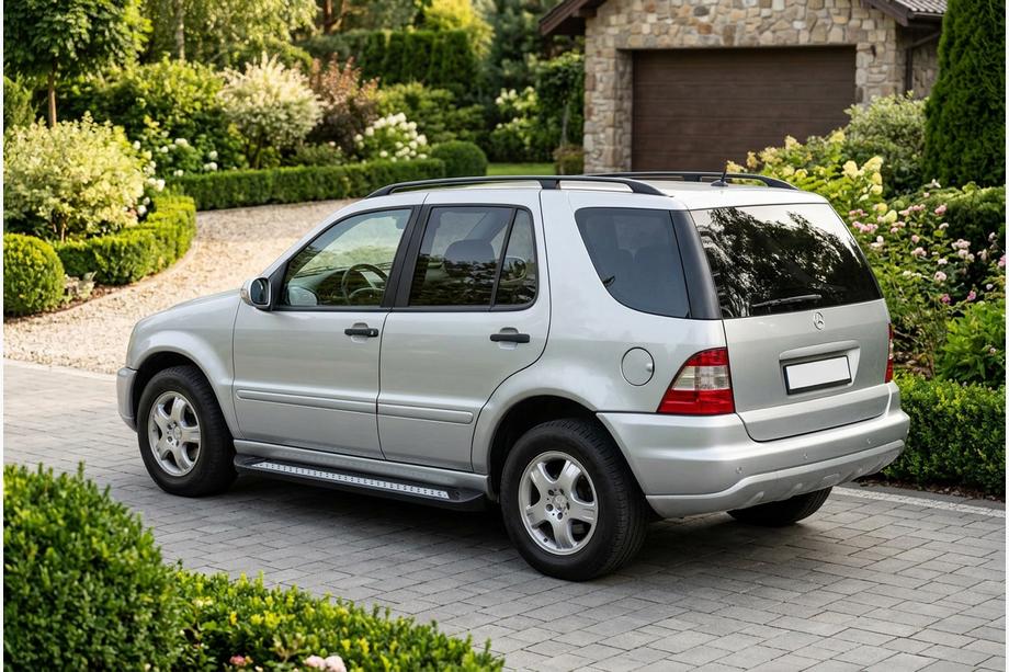 Mercedes ML W163 1997–2005 Side steps New Vision Black (2 stuks, aluminium) Image