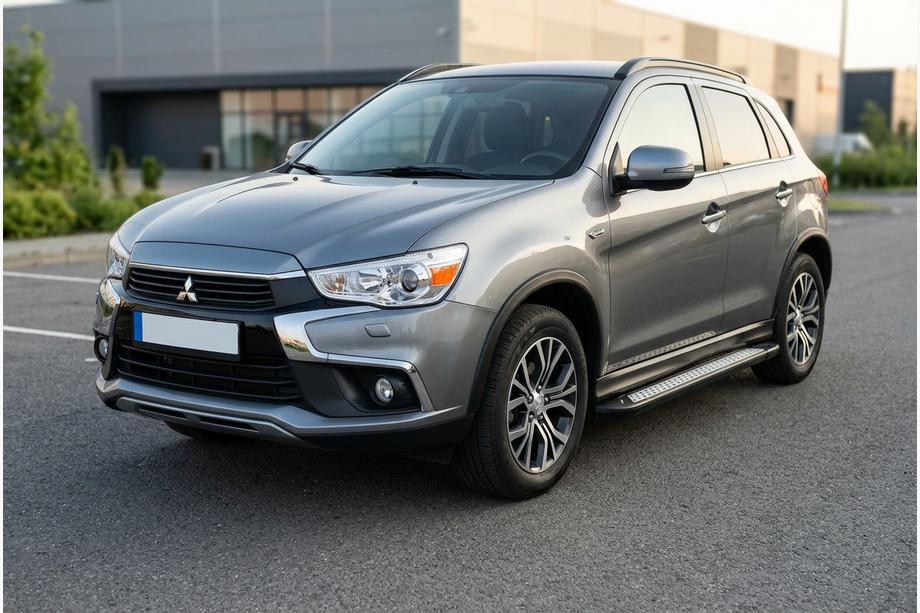 Mitsubishi ASX 2010–2023 Side steps New Vision Black (2 stuks, aluminium) Image