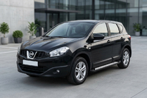 Nissan Qashqai 2010–2014 Zijtreden Vision New Black (2 stuks, aluminium) Lange wielbasis foto 1
