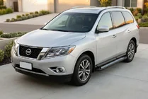 Nissan Pathfinder R52 2012–2021 Side steps New Vision Black (2 stuks, aluminium) foto 1