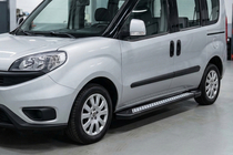 Opel Combo 2012–2018 Side steps New Vision Black (2 stuks, aluminium) foto 1