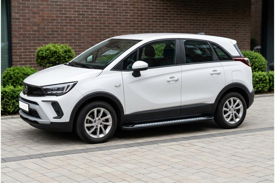 Opel Crossland X 2017–2024 Side steps New Vision Black (2 stuks, aluminium) Foto 1