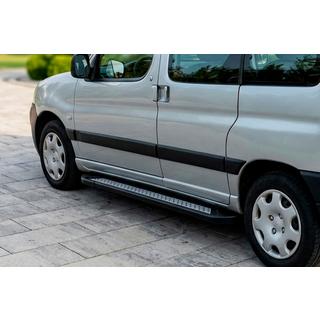 Side steps New Vision Black (2 stuks, aluminium) Peugeot Partner 1996–2008 foto 1