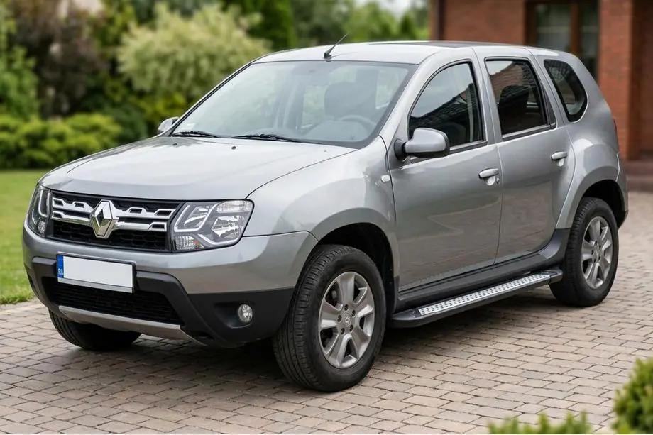 Renault Duster 2008–2017 Side steps New Vision Black (2 stuks, aluminium) Foto 1