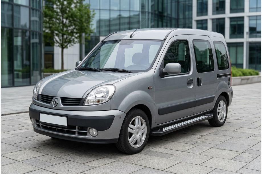 Renault Kangoo 1998–2008 Side steps New Vision Black (2 stuks, aluminium) Image