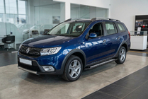Renault Logan MCV 2013–2022 Side steps New Vision Black (2 stuks, aluminium) foto 1