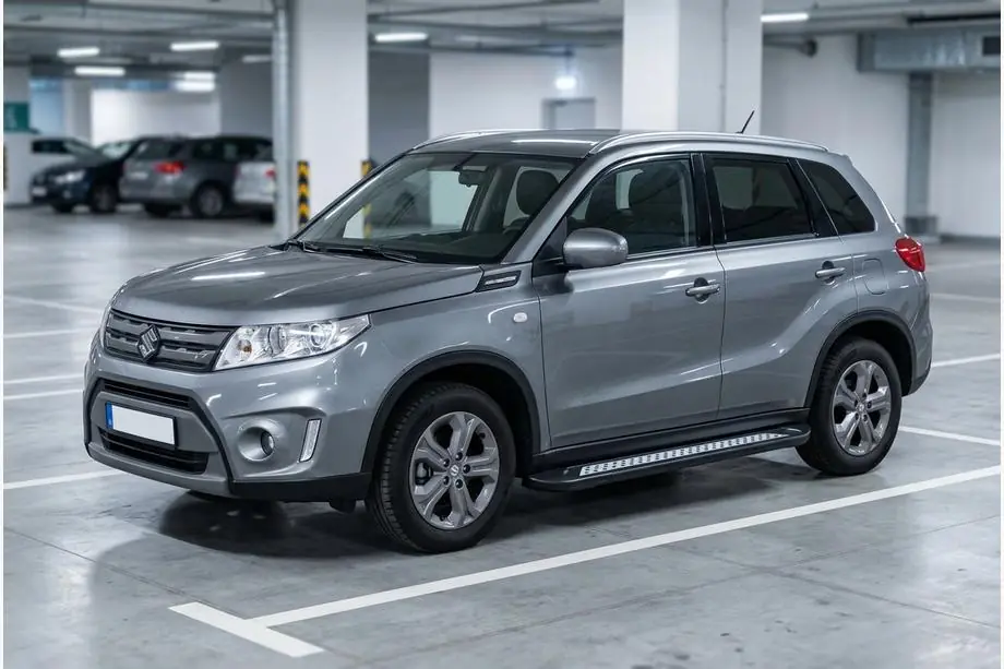 Suzuki Vitara 2015– Side steps New Vision Black (2 stuks, aluminium) Image
