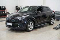 Toyota C-HR 2016–2023 Side steps New Vision Black (2 stuks, aluminium) foto 1