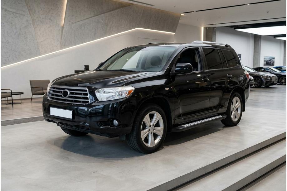 Toyota Highlander 2008–2013 Side steps New Vision Black (2 stuks, aluminium) Image