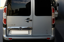 Fiat Doblo I 2005–2010 Achterlichtcovers (2 st., RVS) Carmos - Turks staal foto 1