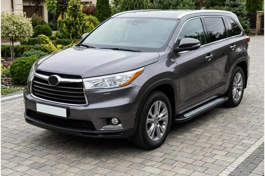Toyota Highlander 2013–2019 Side steps New Vision Black (2 stuks, aluminium) Image