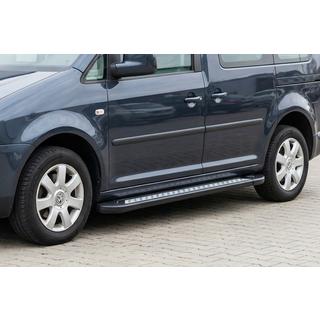 Side steps New Vision Black (2 stuks, aluminium) Volkswagen Caddy 2010–2015 foto 1